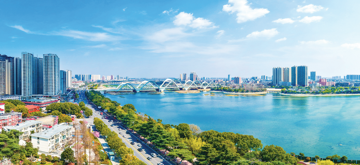 春和景明城市如画